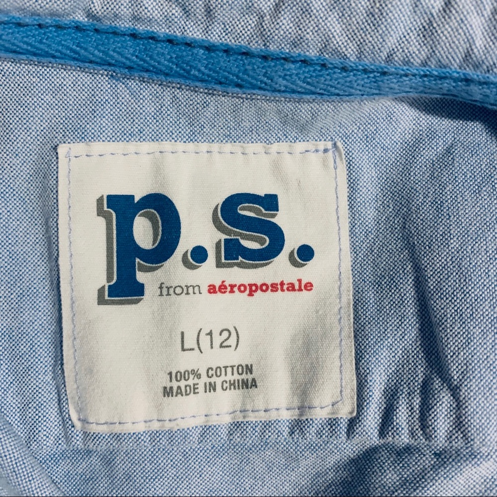 Aeropostale Boys Button Down Shirt - Picture 3 of 6